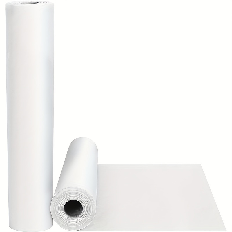 White Kraft Arts and Crafts Paper Roll - 18 inches by 100 Feet (1200 Inch)  - Ideal for Paints, Wall Art, Easel Paper, Fadeless Bulletin Board Paper,  Gift Wrapping Paper and Kids Crafts - Made in USA