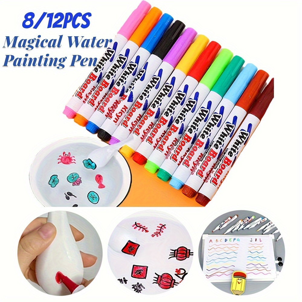 6-18Pcs Puffy Paint Popcorn Pencil Colour 3D Magic Popcorn Pens