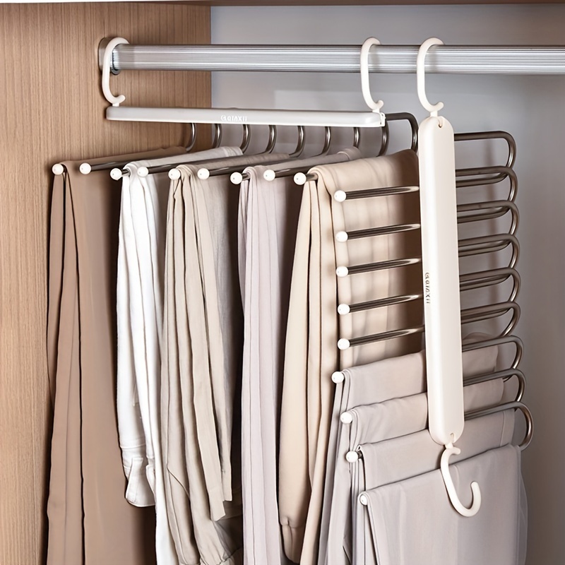 Multi layers Clothes Hanger 1 Detachable Pants Holder - Temu