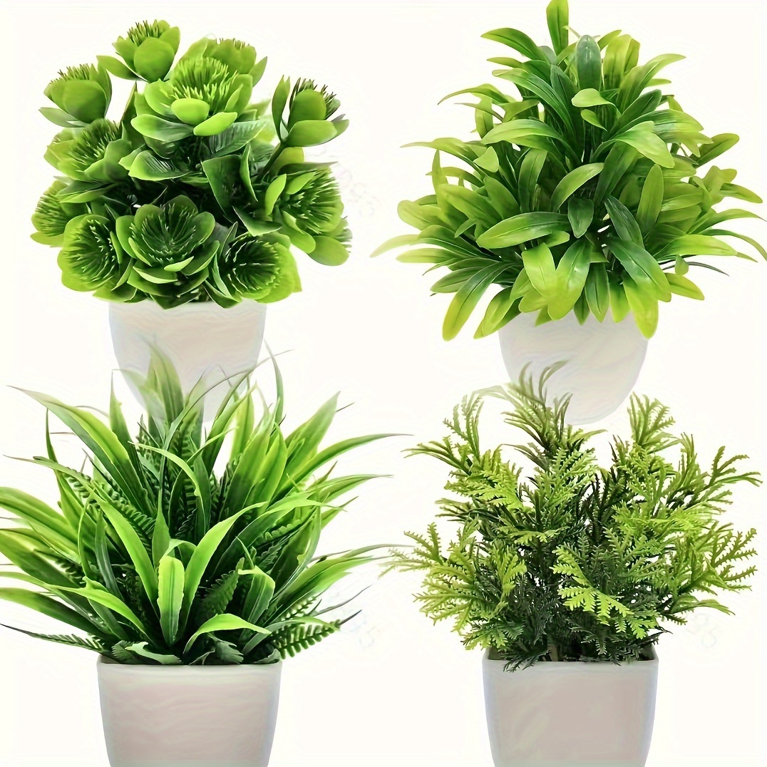 Plantas Artificiales Colgantes Con Macetas,3 Piezas Plantas