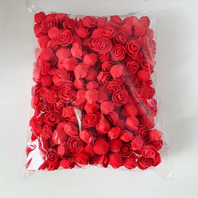 20 piezas de flores de tela hechas a mano para bricolaje, diadema de  flores, accesorios de flores, decoración de ropa, varios colores