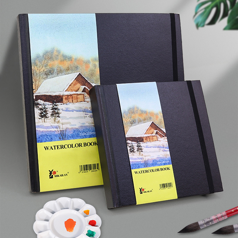 160GSM Sketchbook for Drawing Notebook Coloring Books Aesthetic Watercolor  a4 Paper Notepad for Markers Students School Supplies
