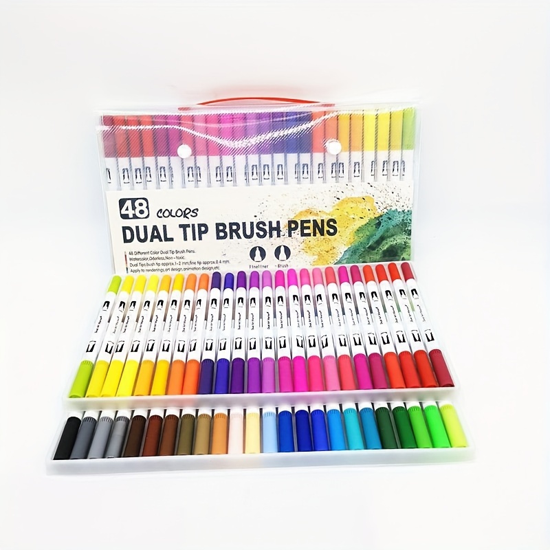 Children Art Use 48PCS Any Color Drawing Painting Maker Pen - China Marker  Pen, Stationery