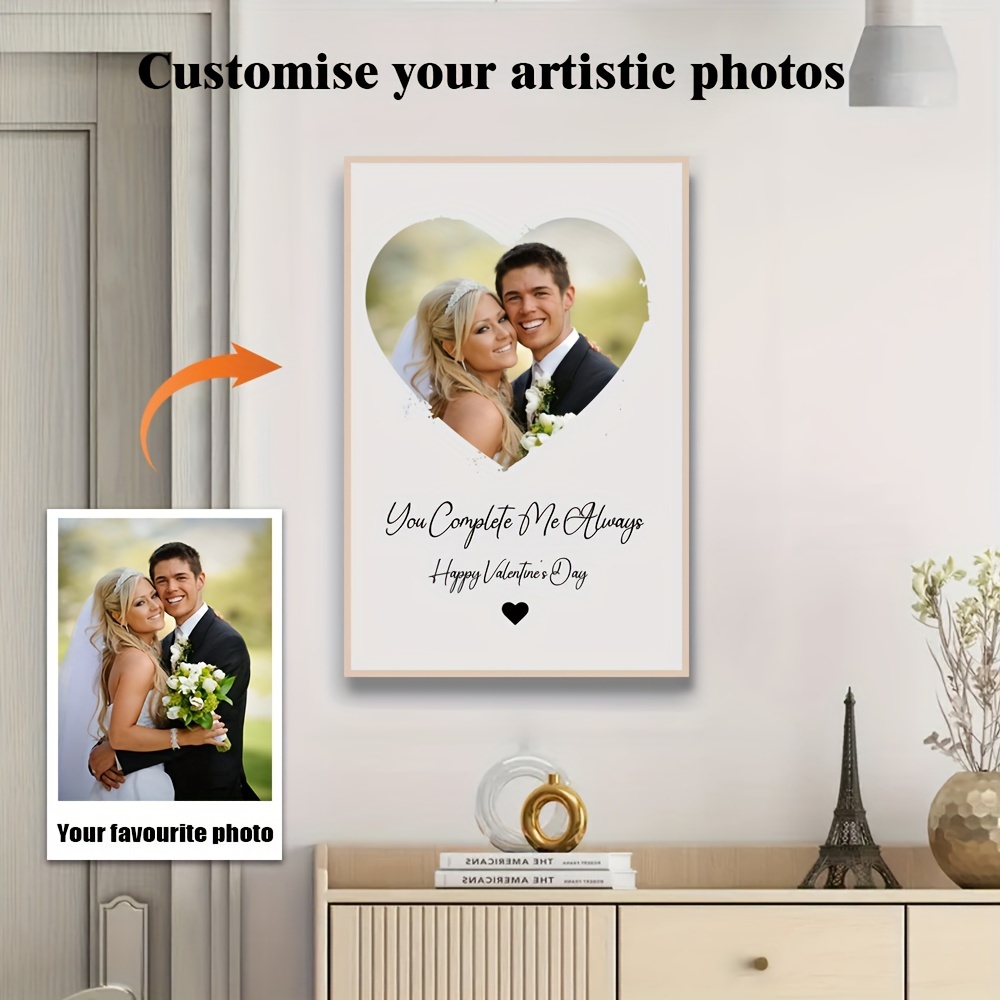  Álbum de fotos personalizado para fotos personalizada, tu  fotografía impresa en 3D, el mejor regalo para boda, aniversario, familia,  bebé, pareja, libro de recuerdos de 10 x 10 pulgadas : Hogar