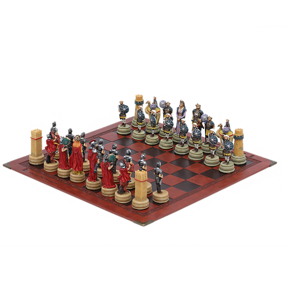 Luxury Metal Chess Set Portable Professional Board Games Foldable Wooden  Checkerboard Retro Handmade Chess Pieces Decorations - AliExpress