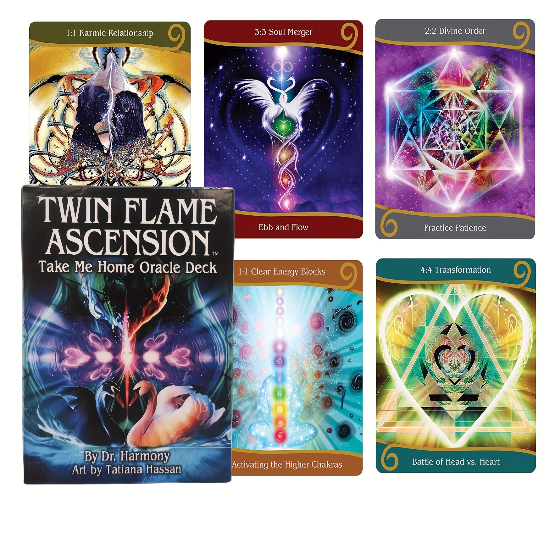 GZXINKE Love Oracle Cards Deck, Soulmates and Twin Flames Relationship  Oracle Cards, to See What They Really Think and Feel About You