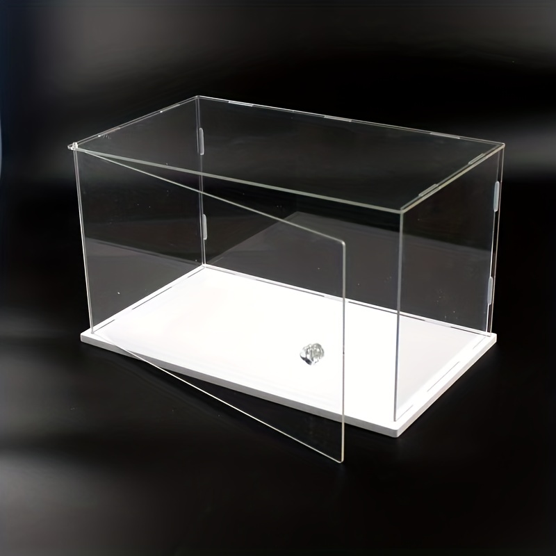 6 Pcs Small Acrylic Box Storage Box Clear Display Case Organizer Lid  Showcase