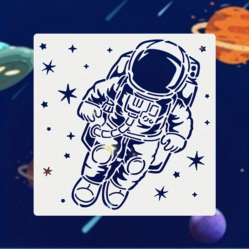 Pintura Diamantes Niños Cohete Astronauta Espacial Lleno - Temu