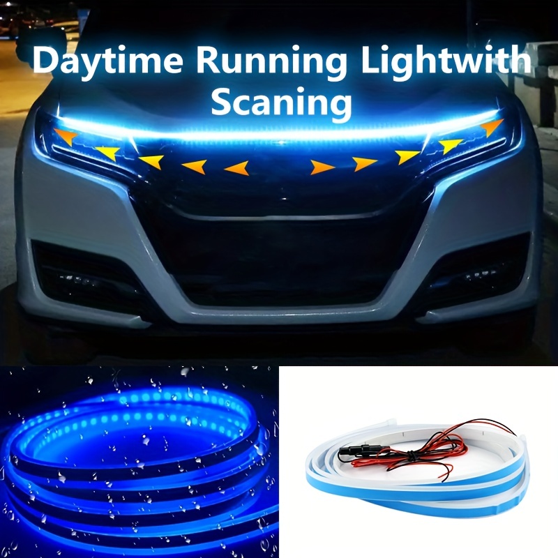 12-V-Scan-Start-Autohauben-Lichtstreifen LED-Tagfahrlicht