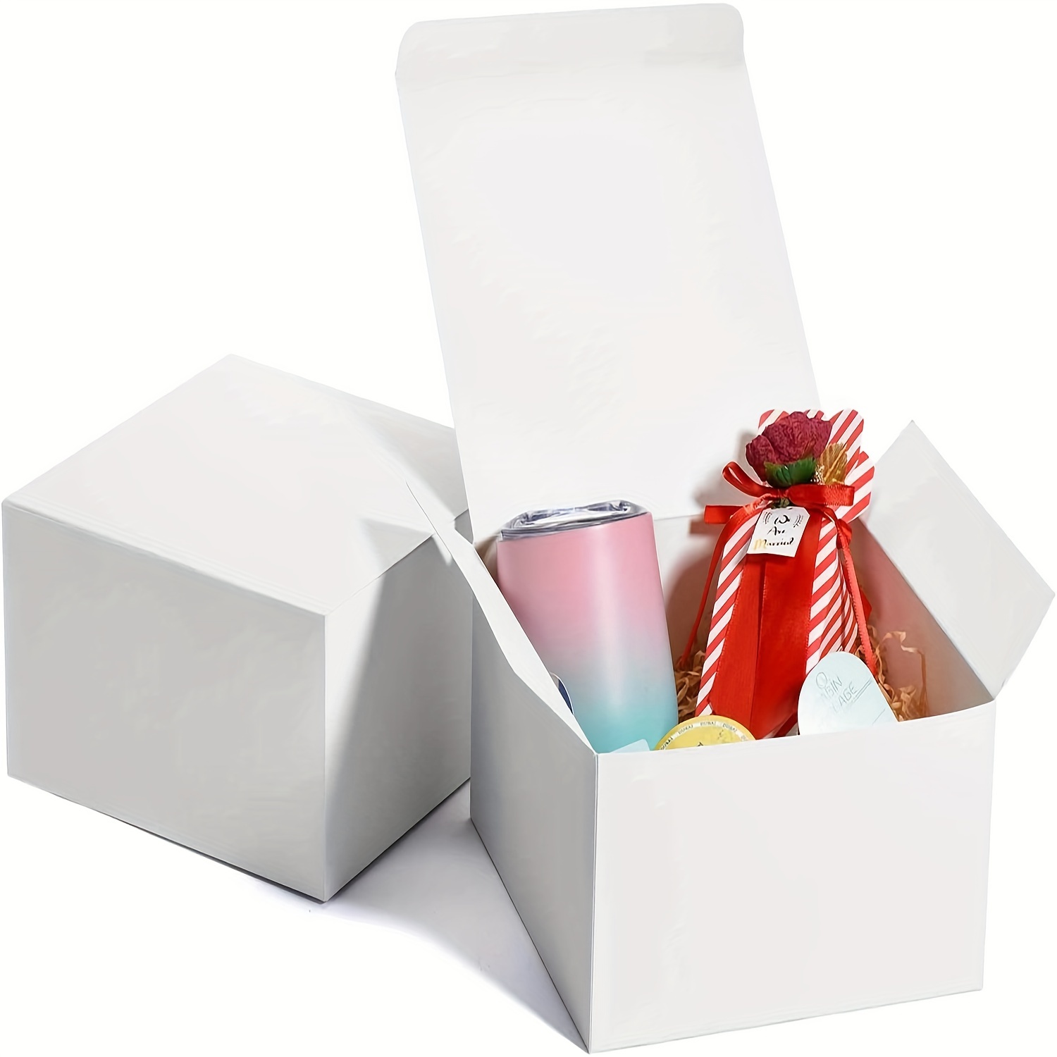 Gift Boxes With Lids White Gift Boxes Bulk For Presents - Temu