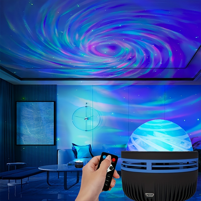 HOTEU Projecteur pour voiture et plafond - Atmosphère ciel étoilé  romantique - USB - Lumière décorative - Violet - Projecteur LED - Pas de