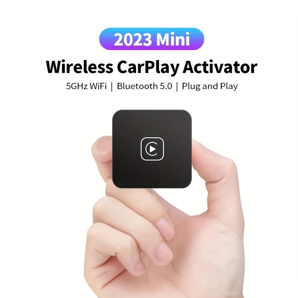  Wireless CarPlay Adapter,Wireless Carplay USB Dongle,Plug &  Play 5GHz WiFi Online Update,Low Latency,Easy to Install,Support Newest iOS  16… : Electronics