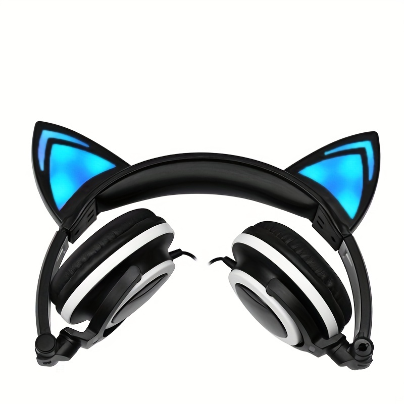 Cat Ears Headphones Gamer Headphones Cat Ears Replacement - Temu Japan