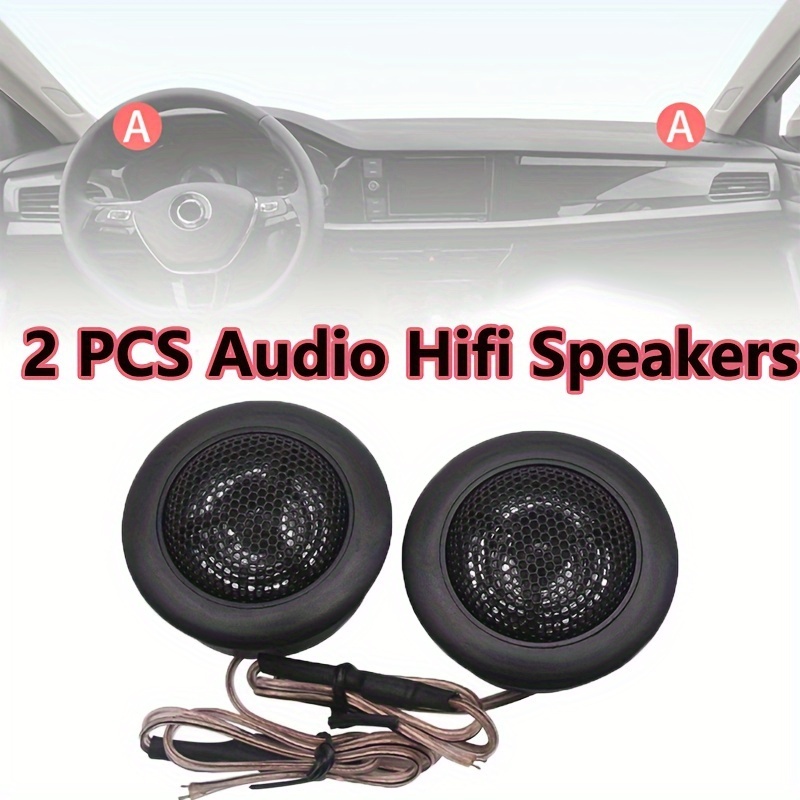 2pcs 500w Haut-parleur de voiture Haut de gamme Voiture Montée Boîte Vocale  Exquise Voiture Audio