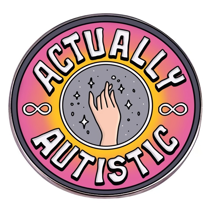 To be honest Tbh creature meme badge enamel pin Autism autistic