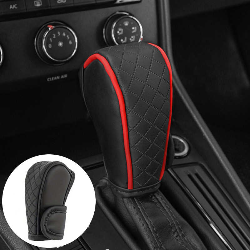 Dustproof Car Shift Knob Cover, Protects Gear Shift Knob & Decorate Car  Interior,Universal Gear Shift Cover for Most Manual Transmission Car Truck  SUV (Black) : : Car & Motorbike