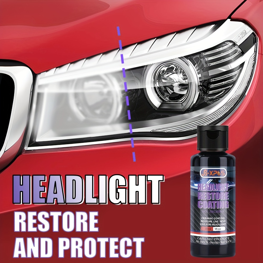 0.68oz Car Headlight Restoration Fluid, Headlight Crystallization Glass  Repair Tools Headlight Polish Coating Refurbishing Restorer Vehicle Lights  Care, Check Out Today's Deals Now