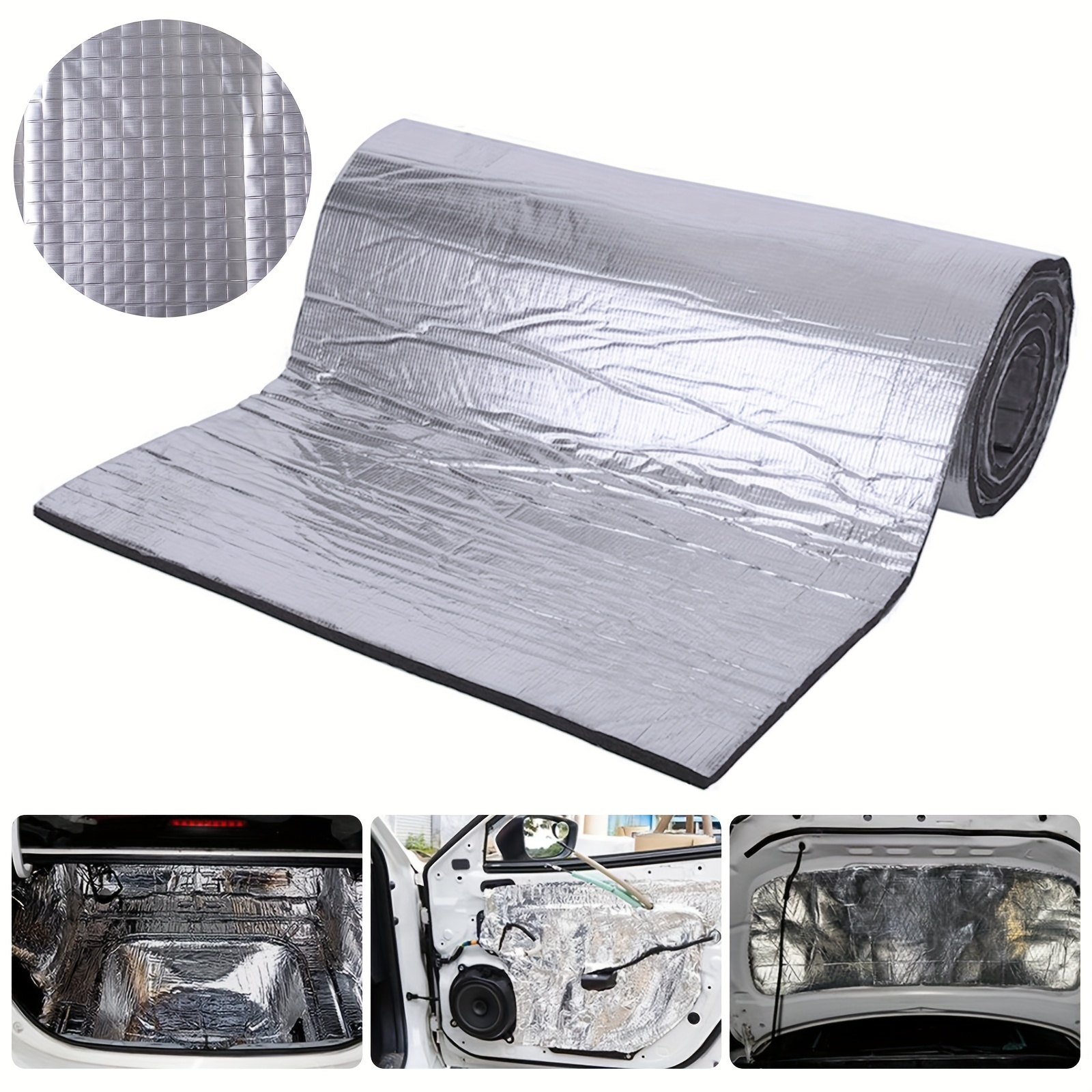 Heat Shield Automotive Mat Waterproof Noise Control Mat Fireproof Insulation  Pad Car Accessories Thermal Shield And Sound - AliExpress