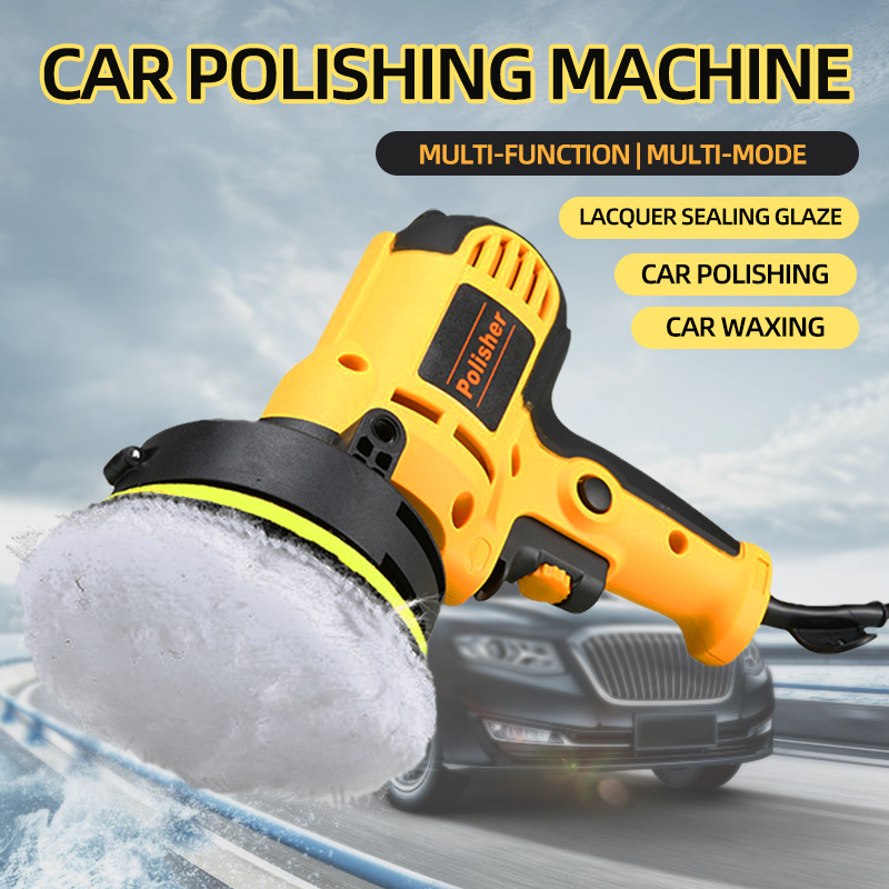 7 Variable Speed Car Buffer Polisher for Waxing Buffing Polishing - 6in &  1580W