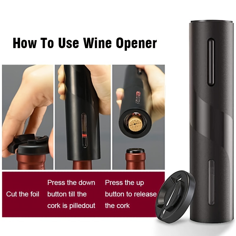 Electric Wine Opener Set, Tomeem Wine Gift Set with Rechargeable Wine –  TOMEEM