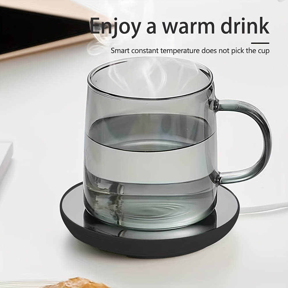 USB Cup Warmer Coffee Milk Tea Water Mug Heater Temperature Adjustable  Heating Coaster For Home Office Winter Automatic heating - AliExpress