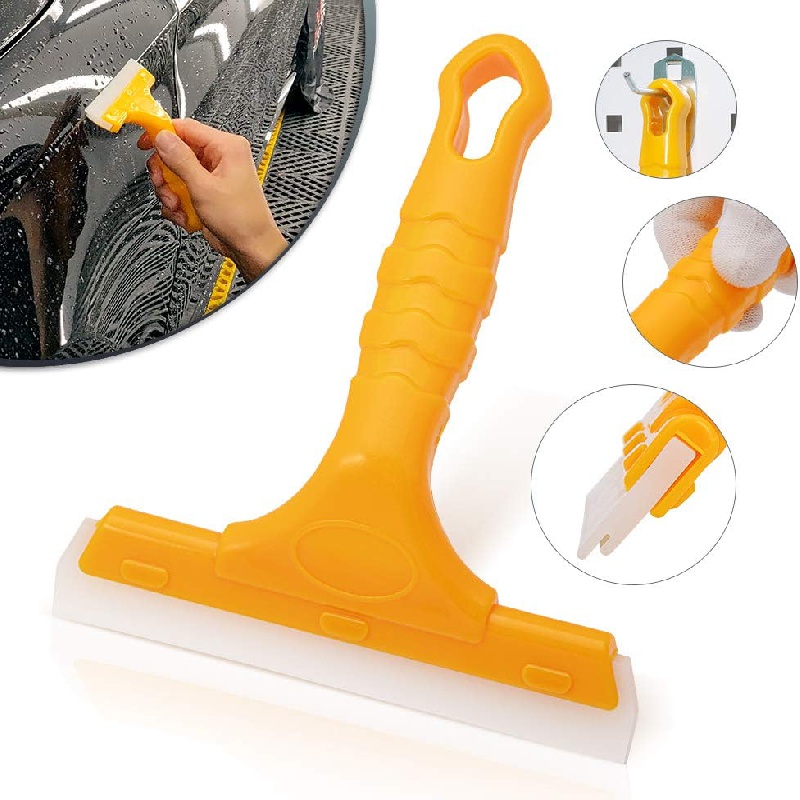 1pc, Super Flexible Silicone Squeegee, Auto Water, Water Wiper, Shower  Squeegee, For Car Windshield, Window, Mirror, Glass Door