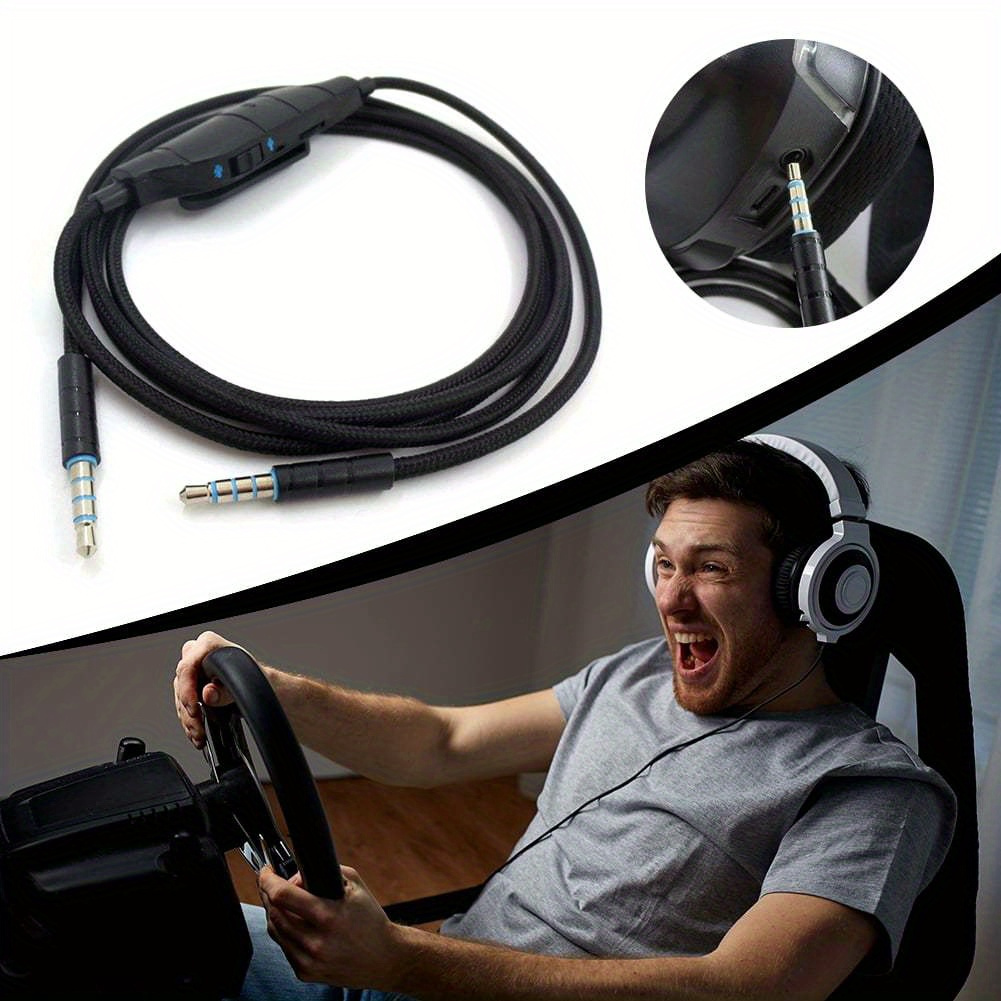 Headset Extension Lead/Extension Cable with Break-Proof Metal Plug – 3ft  (Ideal for Connecting a Gaming Headset or Headphones with Microphone, TRRS