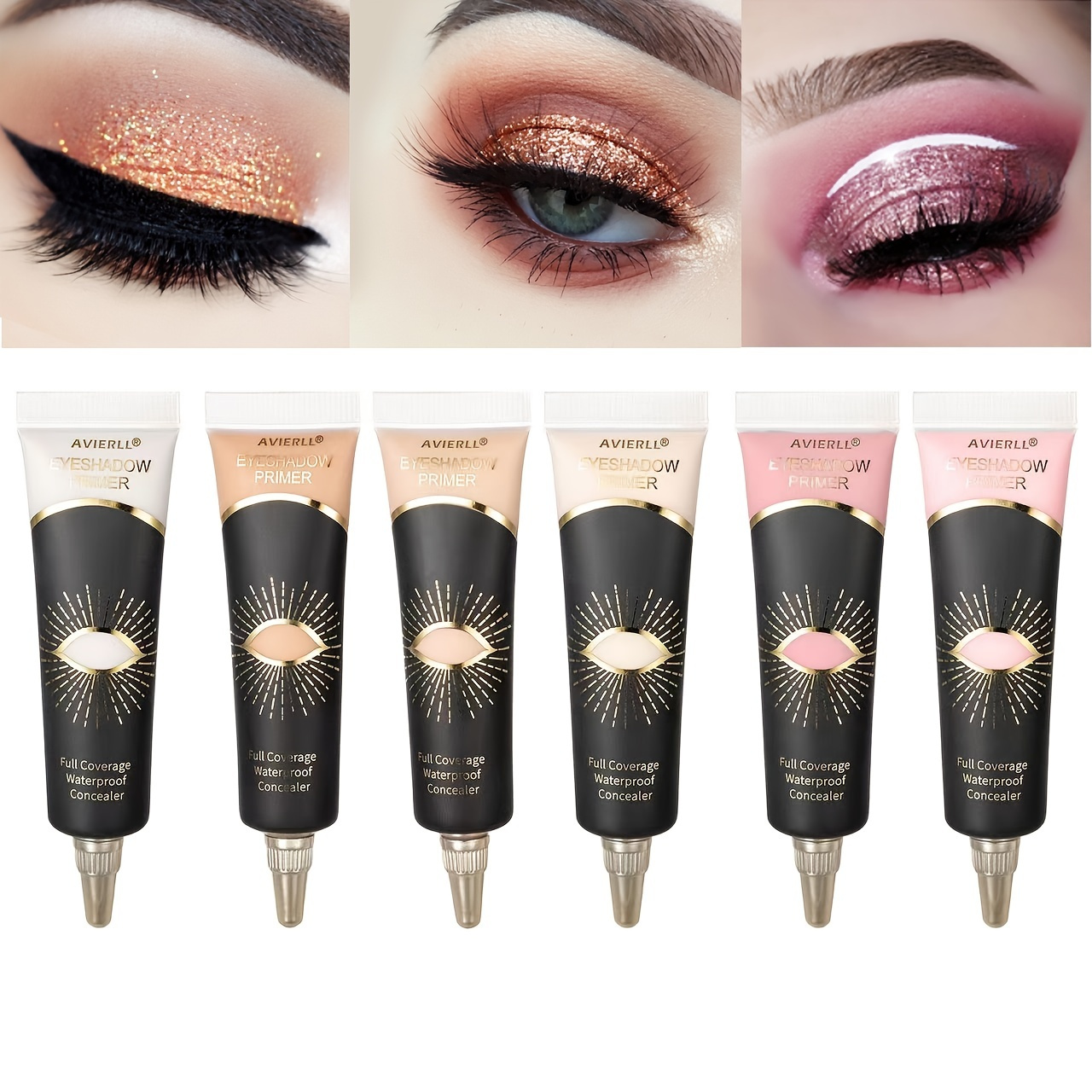 Berry Merry Christmas] Eye Primer Set 6 colors Eyeshadow - Temu