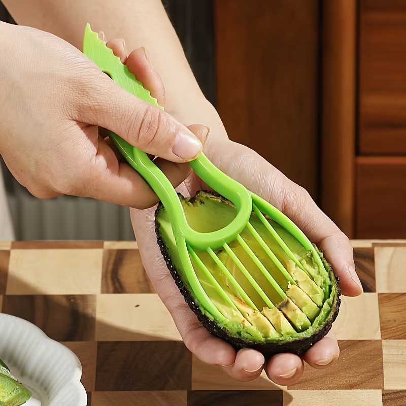 Avocado Slicer In Function Tool Storage Container Set for Kitchen,Avocado Cutter with Green Chopper Fruit ＆ Vegetable Peeler - 2