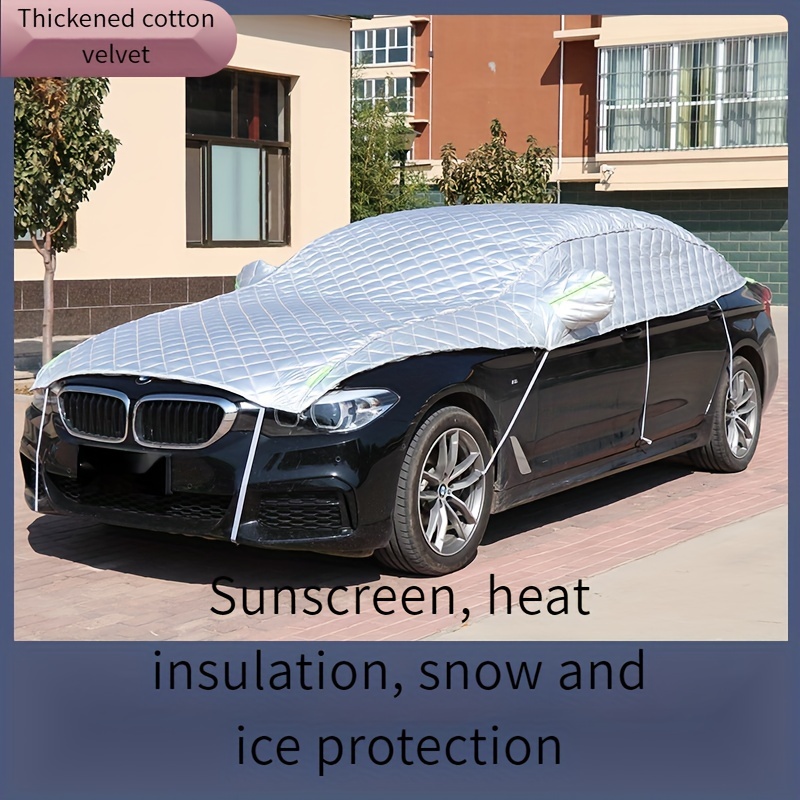 Winter Car Cover Outdoor Cotton Thickened Awning For Car Anti Hail