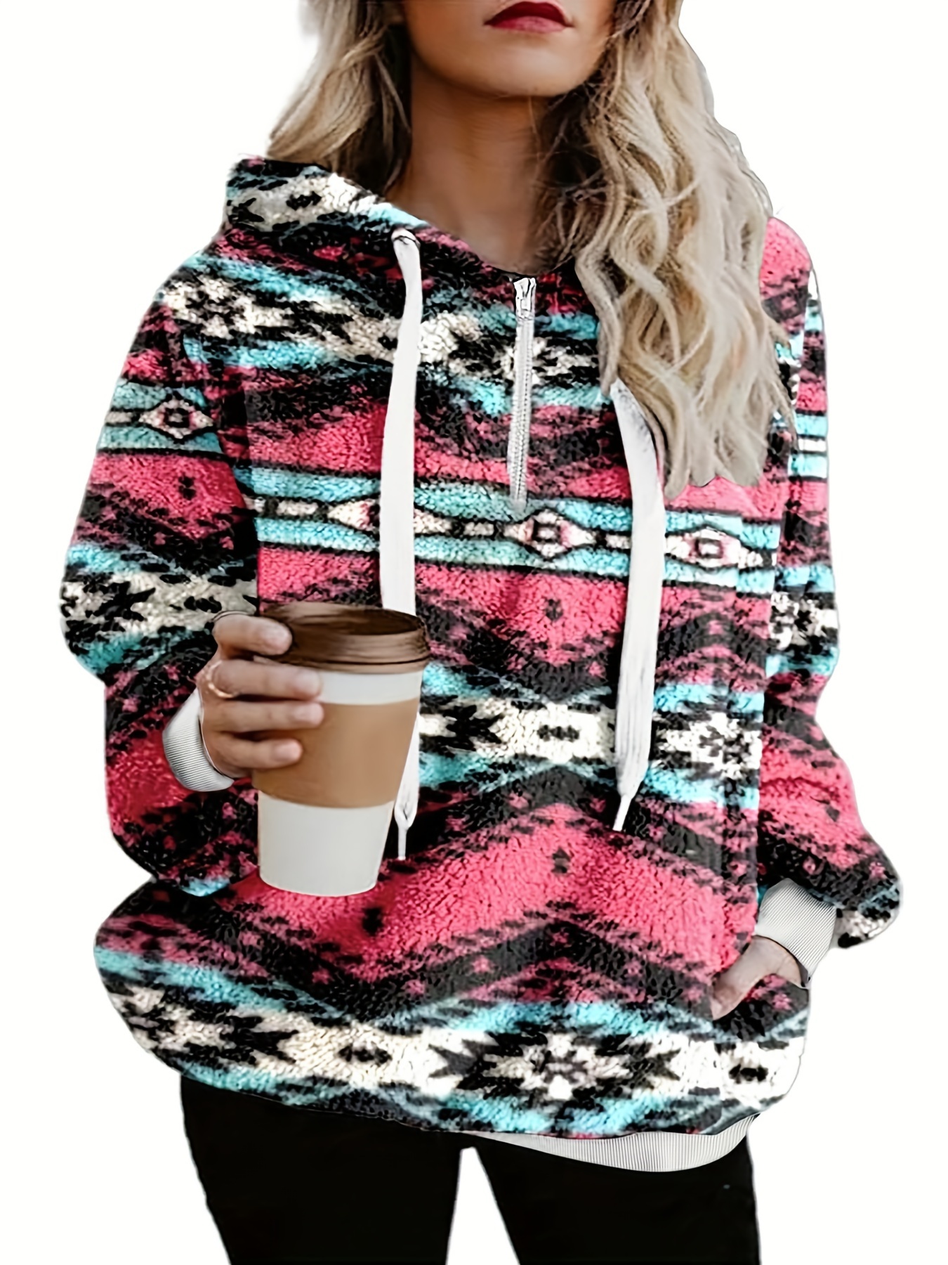 Women Aztec Sweater - Temu Philippines