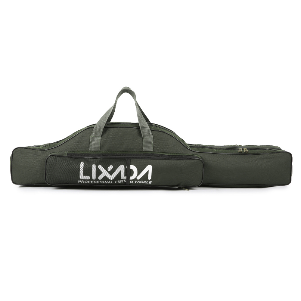 

Lixada 100cm/130cm/150cm Fishing Bag Portable Folding Fishing Rod Reel Bag Fishing Pole Gear Tackle Tool Carry Case Carrier Travel Bag Storage Bag Organizer