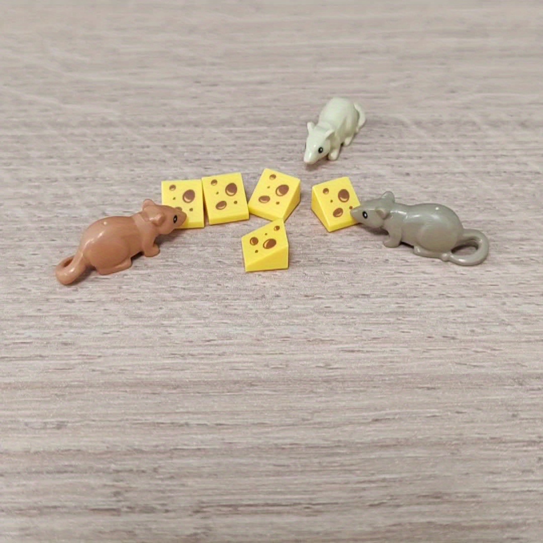 Mouse Cheese Building Blocks Halloween Gift