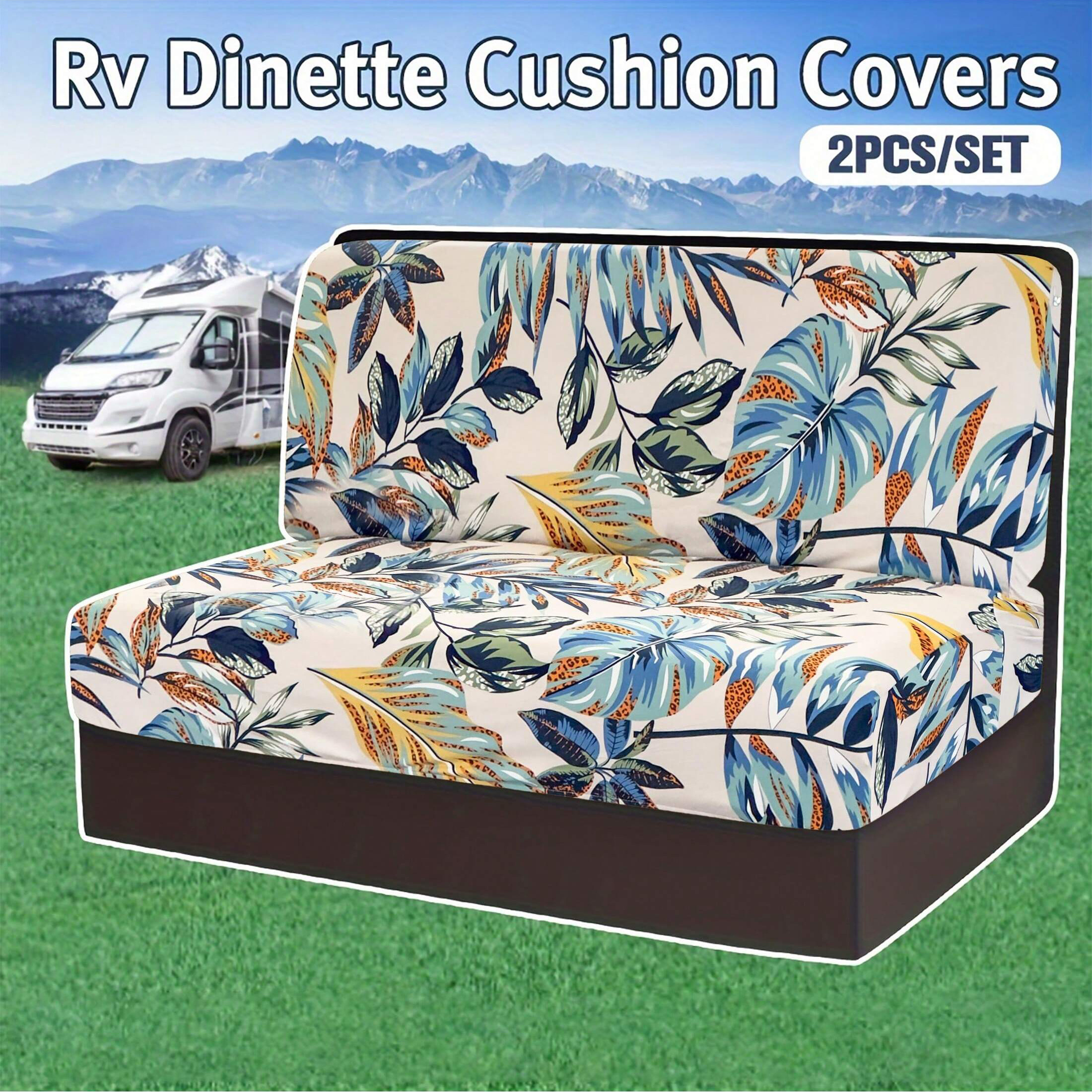 Travel Trailer Rv Dining Booth Cushions Camper Cushion Covers