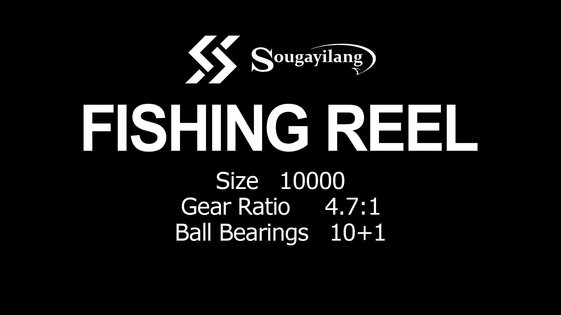 Sougayilang 10000 Series Saltwater Fishing Reel Long Cast - Temu Canada