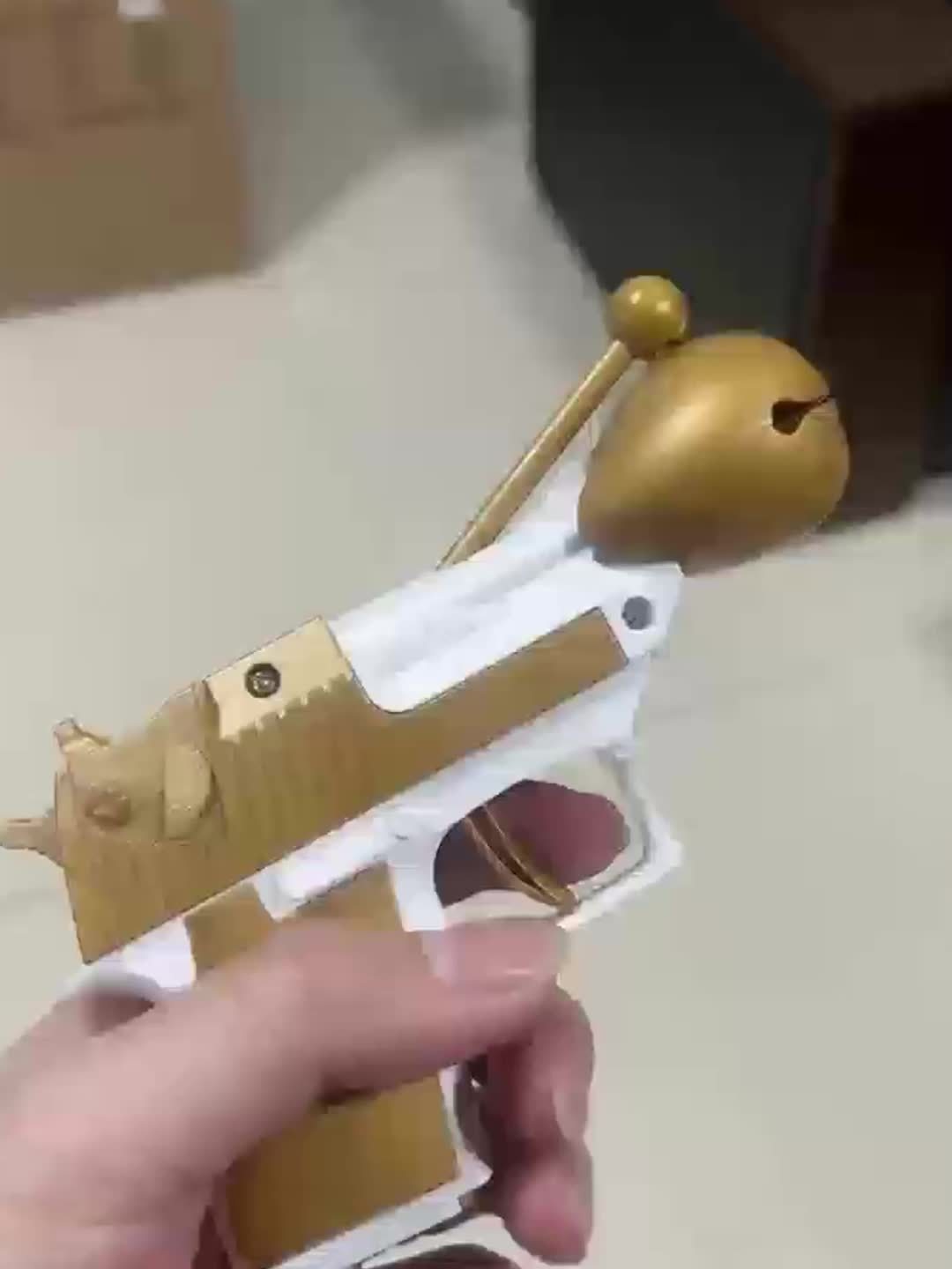 Wooden Fish Merit Gun Children's Toy Radish Gun - Temu