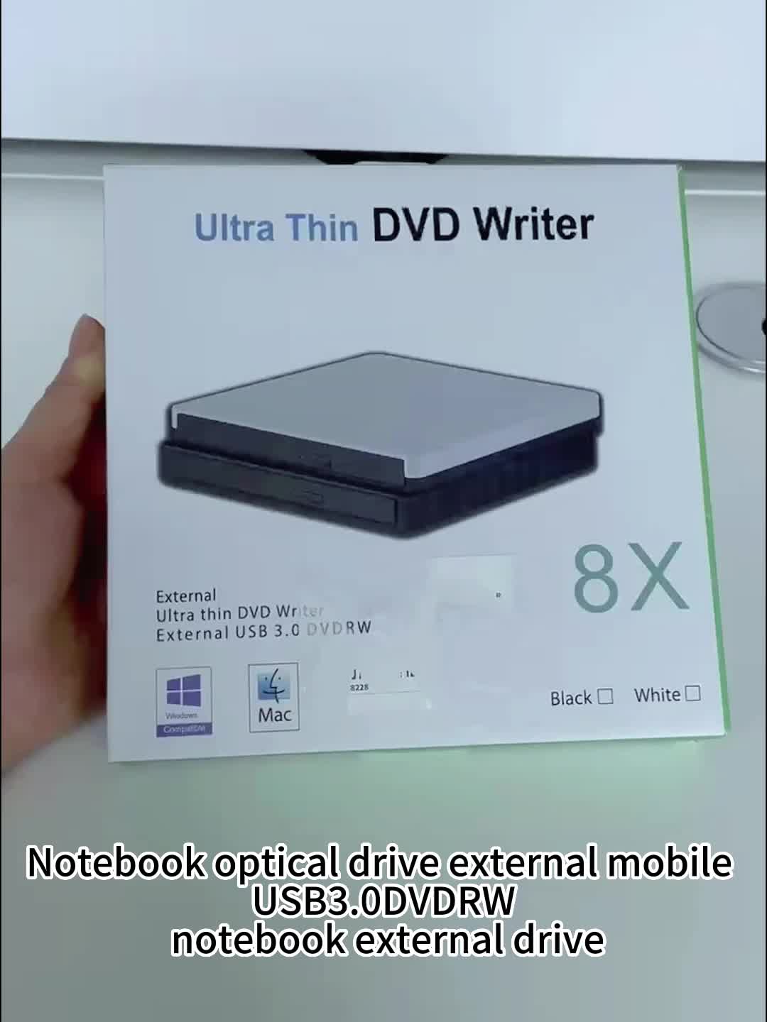 1 Portable Usb 3.0 Ultra thin External Dvd Recorder Drive - Temu