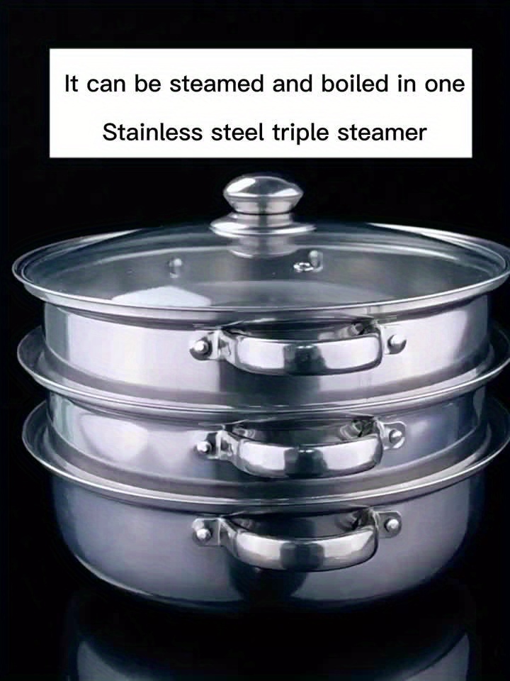 Quality Stainless Steel Steamer Preferred For Home Steaming - Temu