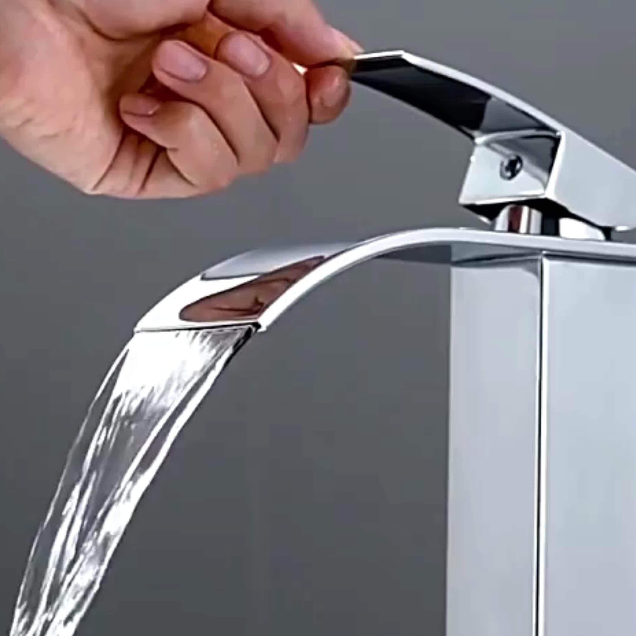 Tribune Einhand-Badezimmerarmatur In Satin Schwarz – Moderner Wasserhahn Mit Keramikscheibe