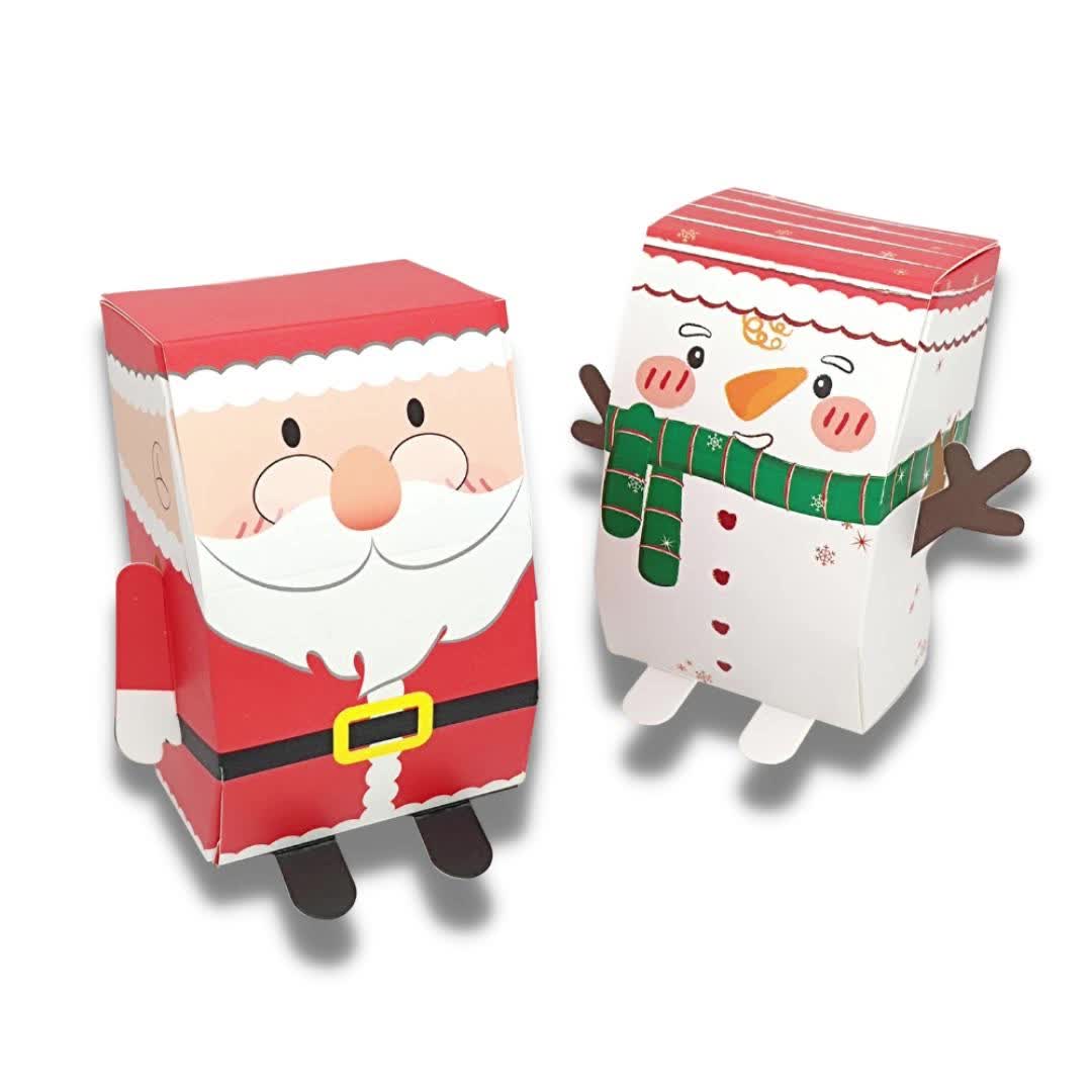 Silver Swan Studios 3D nesting gift boxes Snowman