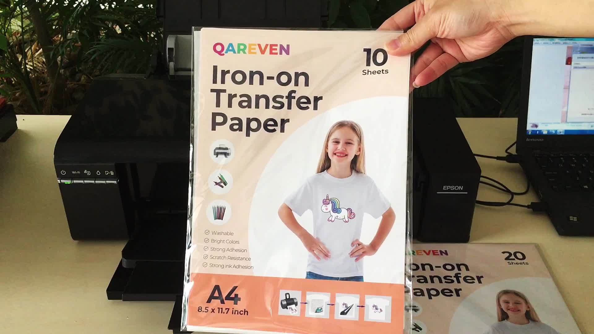 Epson Iron-On Cool Peel Transfer - 10 sheets