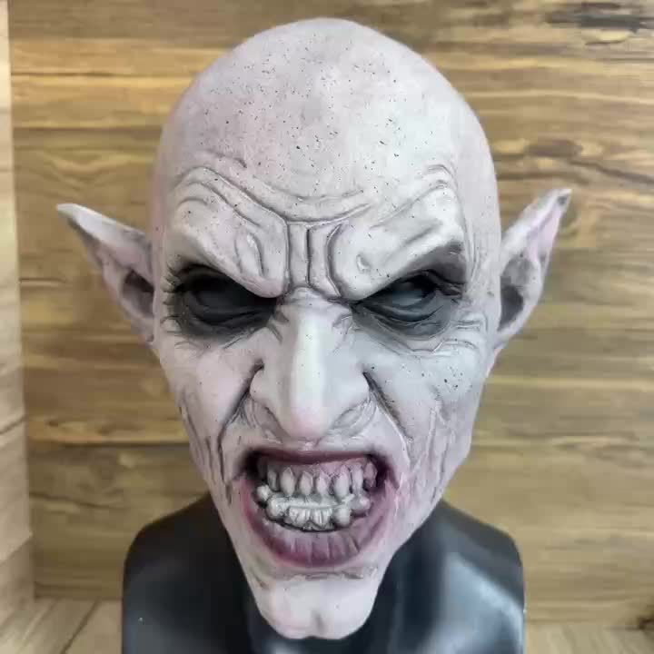 realistic vampire mask halloween featuring a full - Temu United