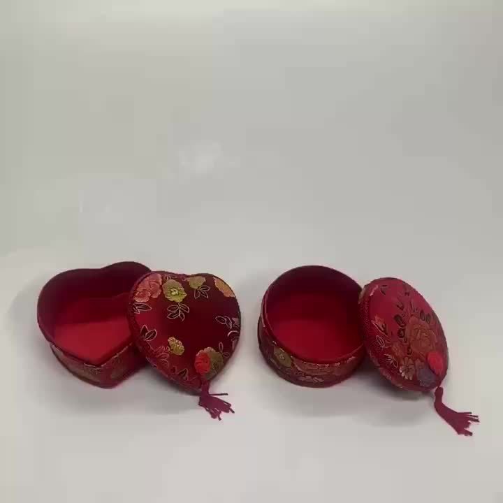 Portable Floral Design Storage Box for Bracelets and Small Items