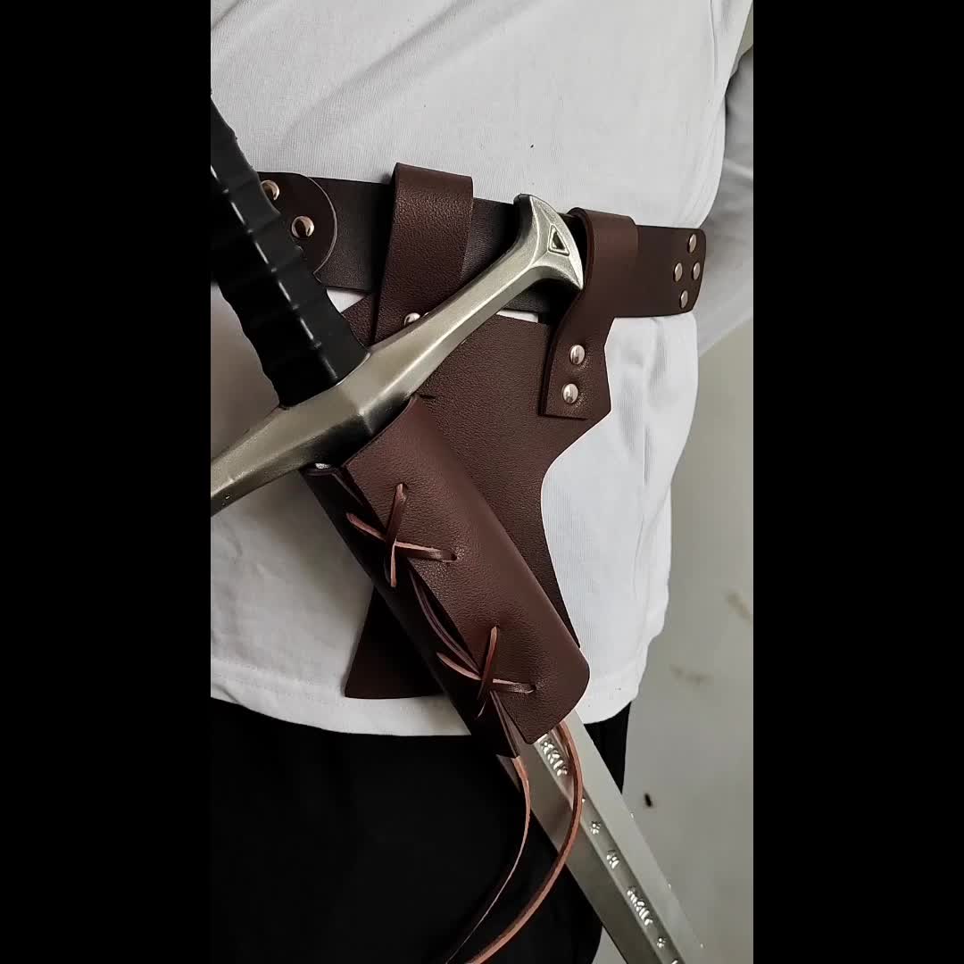 Medieval Adjustable Pu Leather Sword Cover Belt Costume - Temu Canada