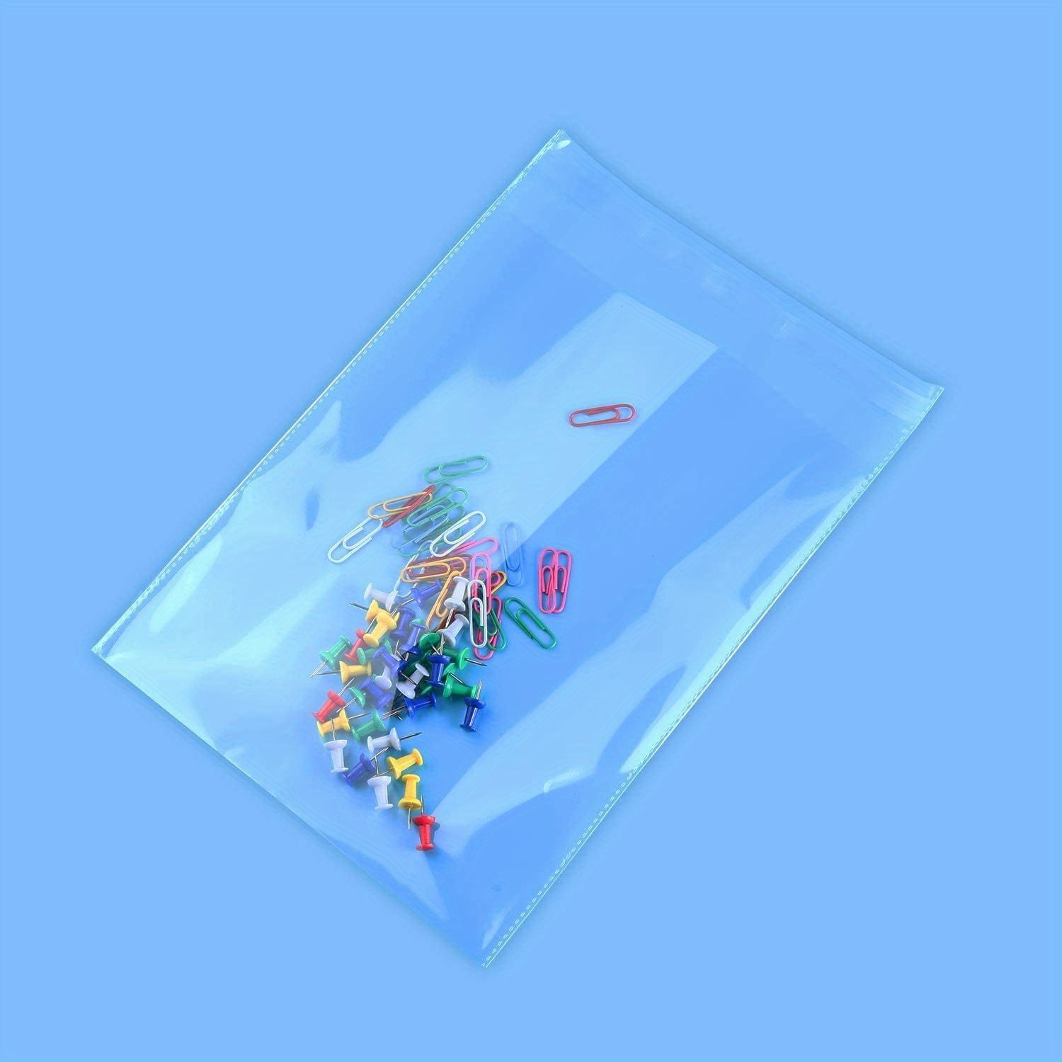 TEMU 500 Pack 6" X 9" Cellophane Bags Self Sealing Resealable Clear Bags For A7 A8 A9 Cards & Envelopes, Bakery, , Treats
