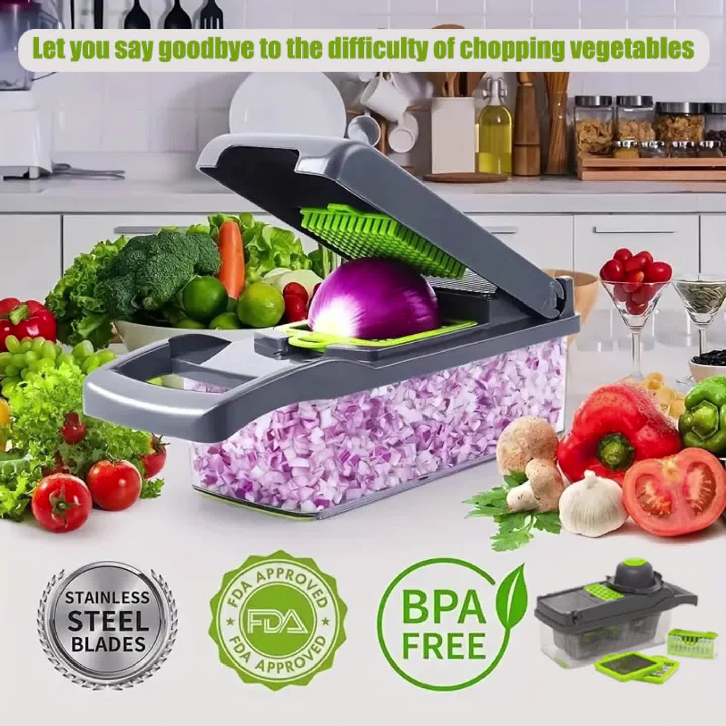 Vegetable Chopper Mandoline Slicer Adjustable Vegetable - Temu