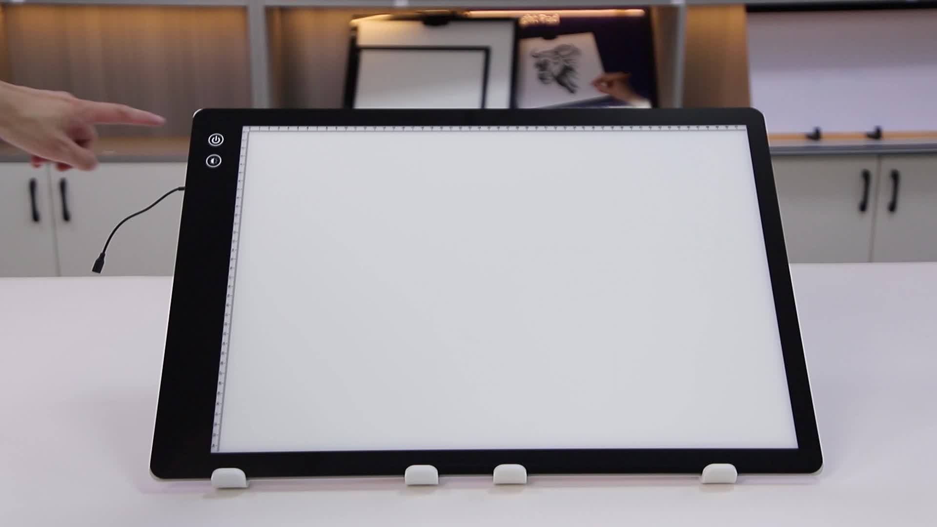 A4 Wireless Led Light Box With Innovative Stand And Top Clip - Temu