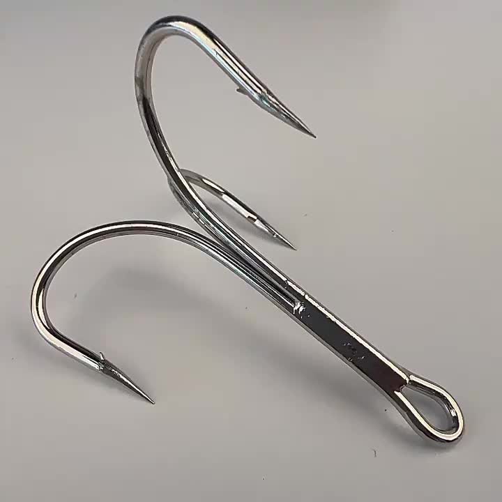 Fish hook 4/0 twisted for fishing with professional longline