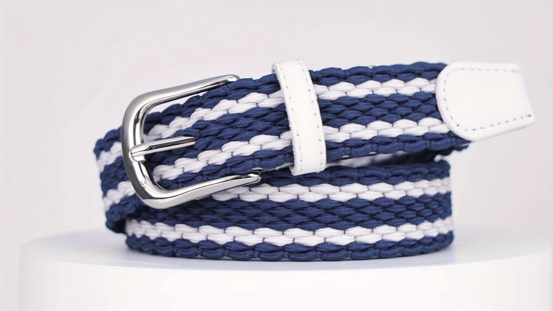 Versatile Stretch Denim Woven Belt for Men & Women