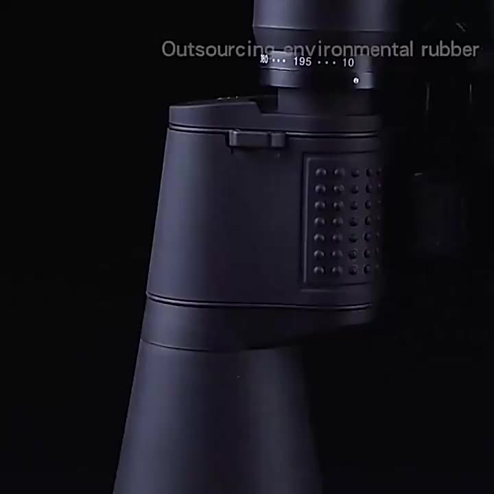 Borwolf-Zum de largo alcance 10-380X100, gran aumento, telescopio de caza,  binoculares HD, aumento de x10-16, profesional